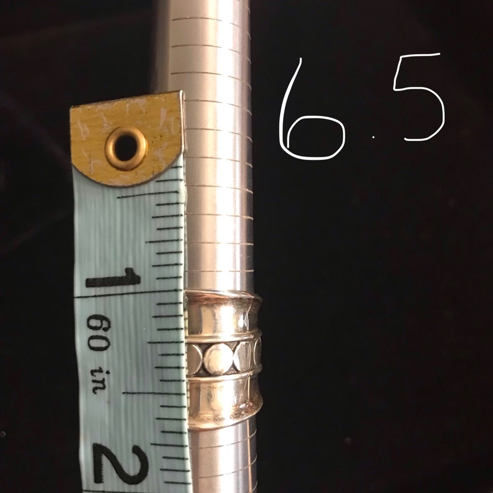 Last one! NEW Sterling silver wide ring size 5.5 - Picture 7 of 8